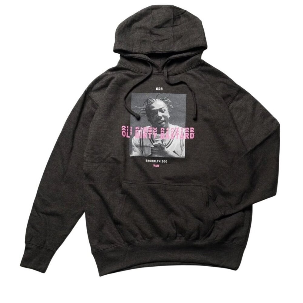 Ol' Dirty Bastard Graphic Hoodie Sweatshirt ODB Brooklyn Zoo Raw Adult Medium M